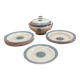 Faience bordeaux j. vieillard terre de fer modele florentin