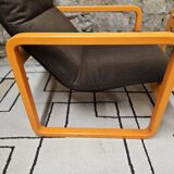 Set of Wilkhahn bentwood armchairs and tables, vintage 1980s