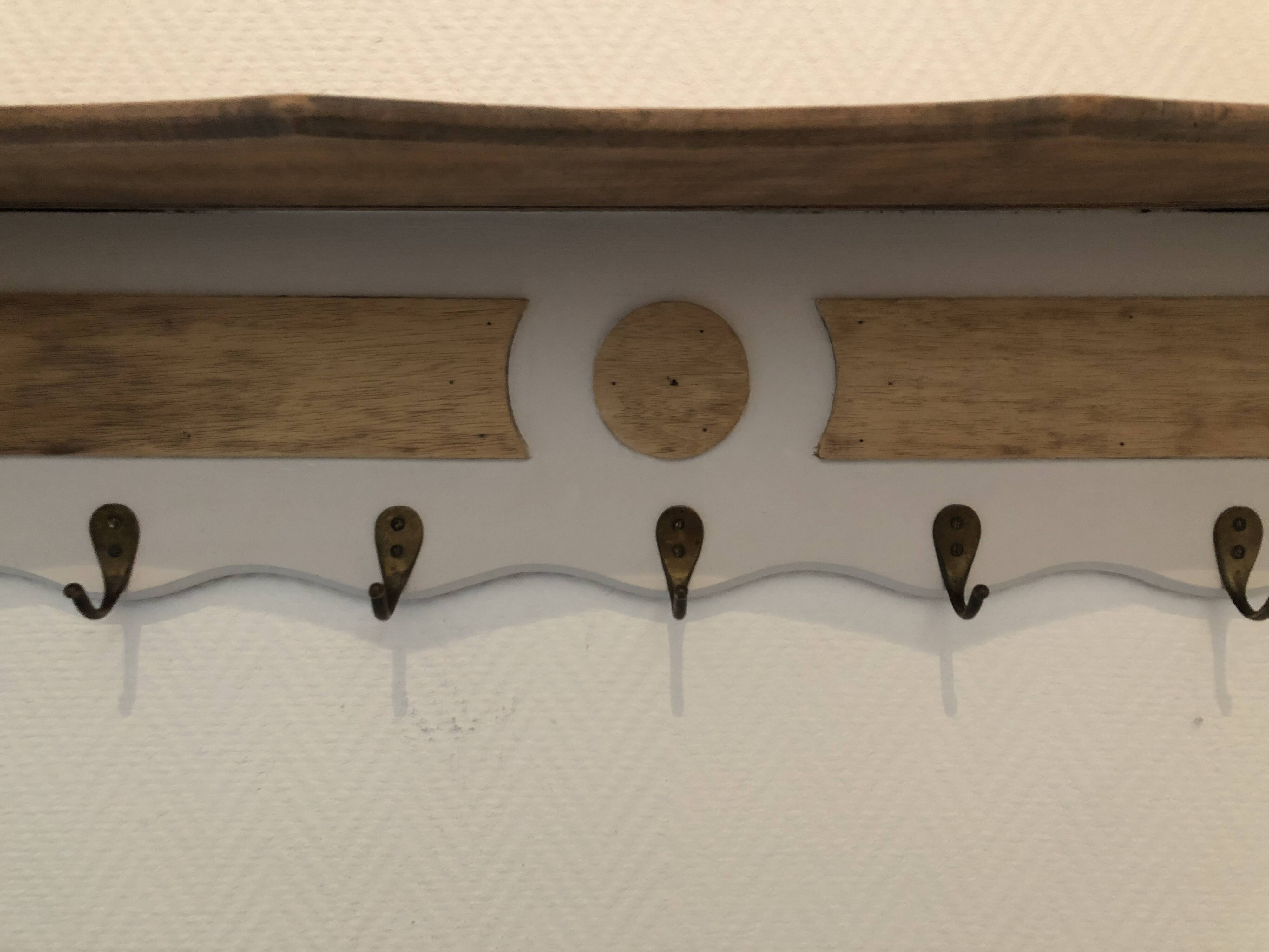 Patère en bois