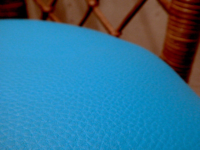 Vintage gold rattan armchair