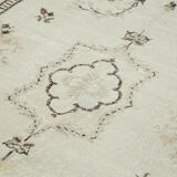 Hand-knotted decorative turkish beige rug 195 cm x 303 cm - 36570