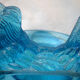 Beautiful Art Deco salt shaker in vallérysthal blue glass: A POOL