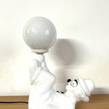 Clown lamp - ceramic - vintage - 70s