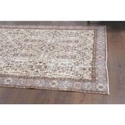 Vintage Turkish Hand-Knotted Wool Cotton Beige Area Rug 158x284