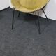 Chaise ballon pliant en cuir vintage