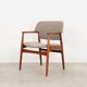 Oak armchair, designer: Ejner Larsen & Aksel Bender Madsen for Fritz Hansen