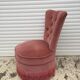 Fauteuil crapaud capitonné