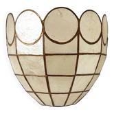 Mother-of-pearl wall sconce, 1960