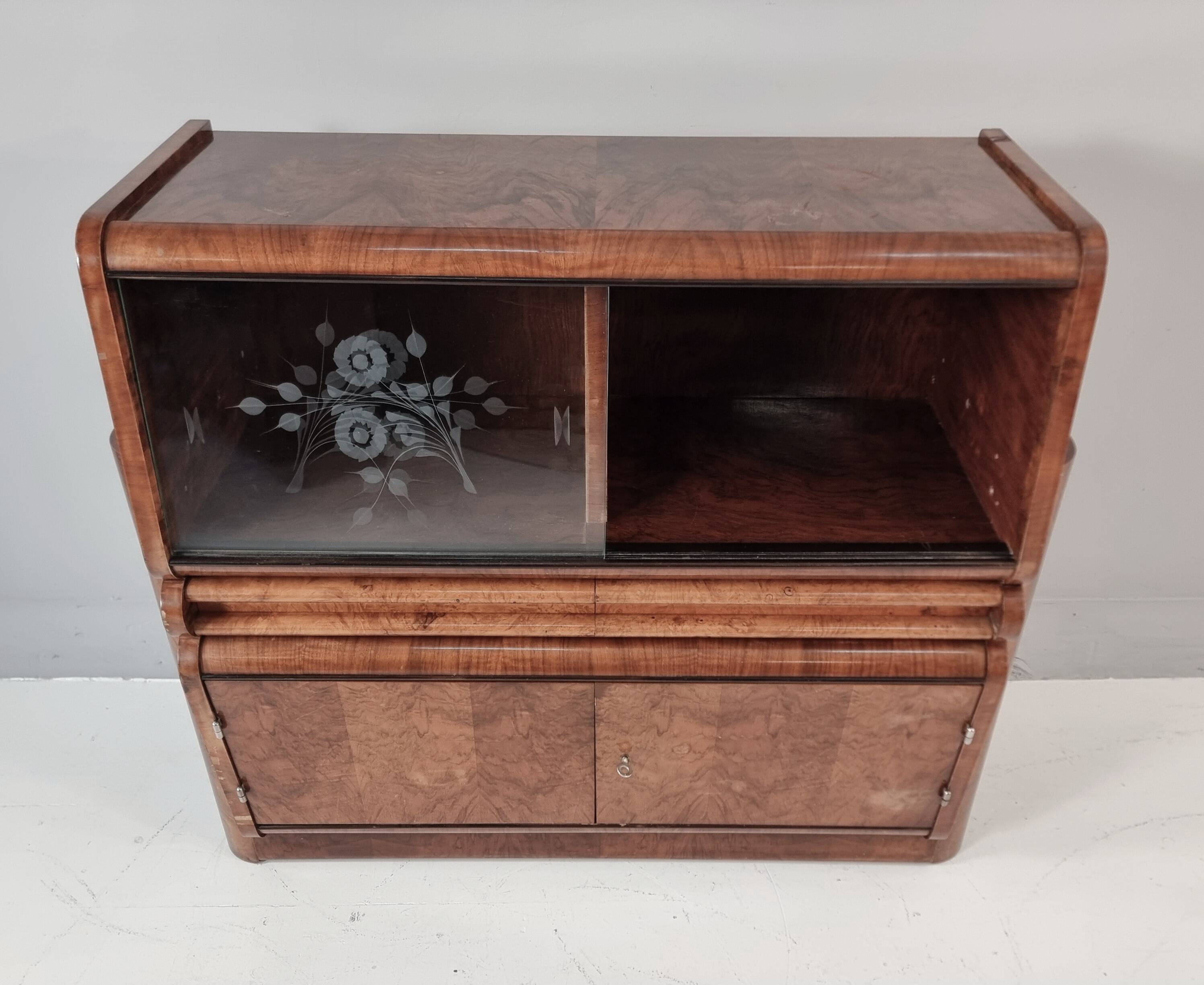Art Deco Cabinet Bar, 1940s