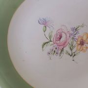 Shallow dish Lunéville flowers
