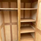 Parisian wardrobe Closet cloakroom wooden workshop Mid-century vintage Scandinavian 1950