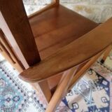 Vintage Danish armchair 1950 Scandinavian style, compass legs