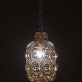 Wonderful Amber Vintage Venetian Lantern, Seguso Murano Glass, Italy, 1950s