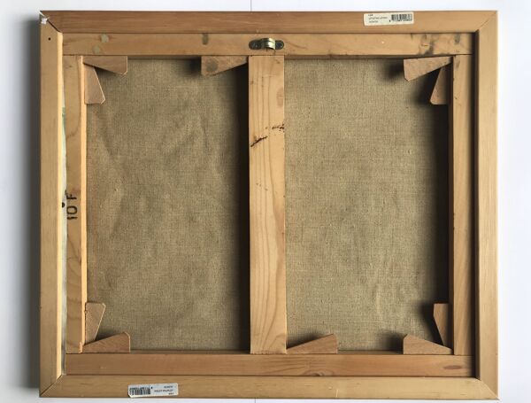 Paul BUTTI, Enval, vers 1990. Huile sur toile signée au pinceau