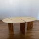 Wooden coffee table