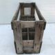 Former wooden wine box 10 bottles marking 10/64 vintage