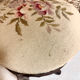 Antique Napoleon III adjustable piano stool and canvas