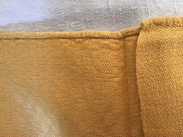 Yellow hemp tablecloth 65cmx100cm