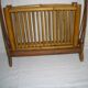 Bamboo folding magazine rack from the 40s - 50s