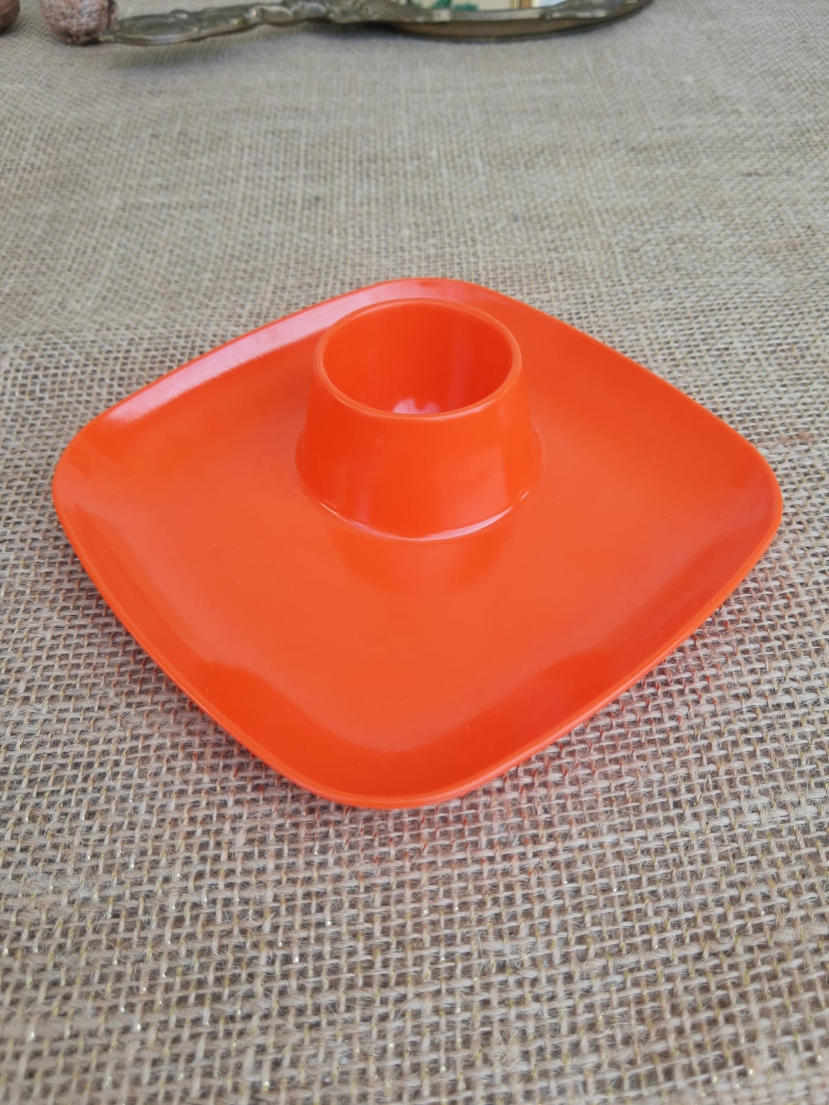 Orange melamine shell Voluform 70s