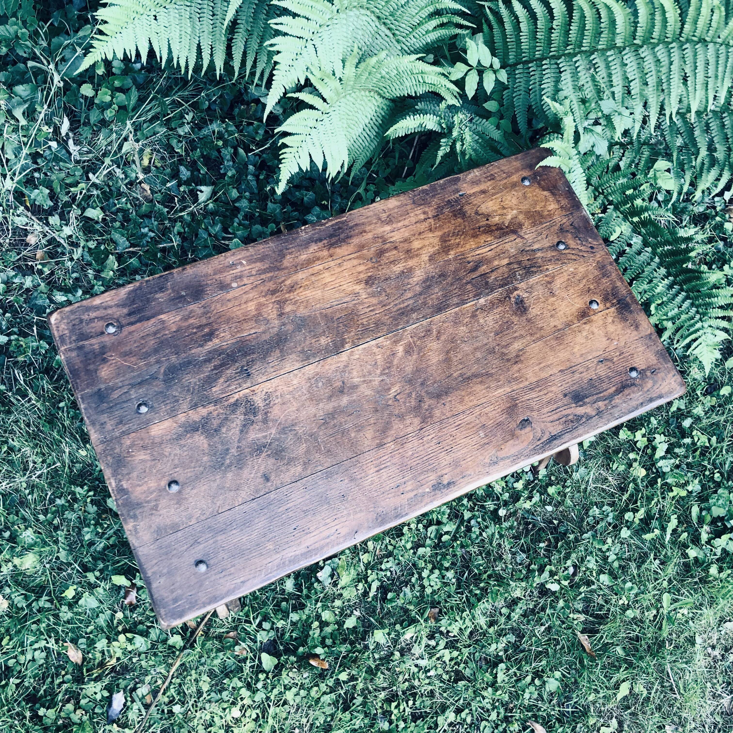 Children's solid wood farmhouse table