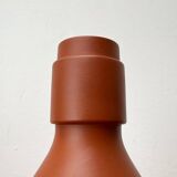 Minimalist German vase from the mid-century, Wormser Terra-Sigillata pottery, 1960s.