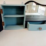 Vintage toilet wall cabinet