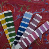 Hand knotted rug, vintage turkish rug 94x189 cm