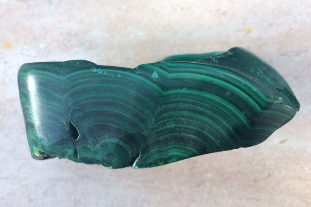 Malachite ashtray 1970s