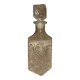 Carafe en verre ciselé