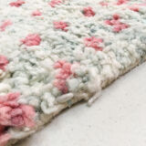 Moroccan Berber rug Boujaad blue mottled with colorful patterns 298x203cm