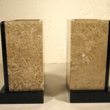 Pair of marble bookends
