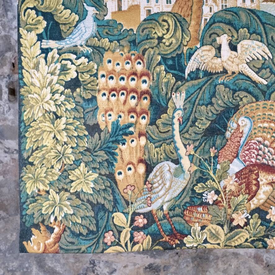 Tapestry "The Bestiary", Robert Four Factory, Aubusson, 20th century