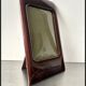 Antique  Art Deco Mahogany Wooden Frame  22.5 cm x 13.5 cm  convex glass