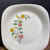 Pair of dishes in Gien earthenware, Pascal décor