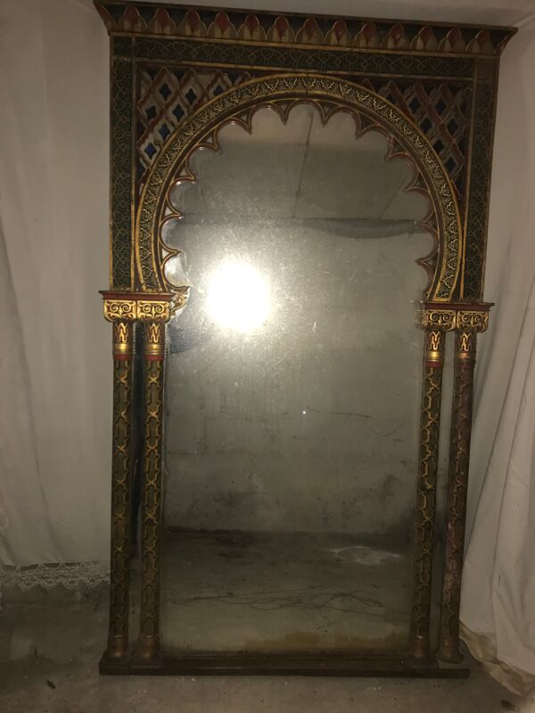 Arche miroir Radjastan ancien 190x120 cm