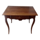 Walnut and marquetry table, 19th century.