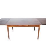 Dining table in rosewood with extension, of Danish design by Ellegaards Furniture, 1960s
