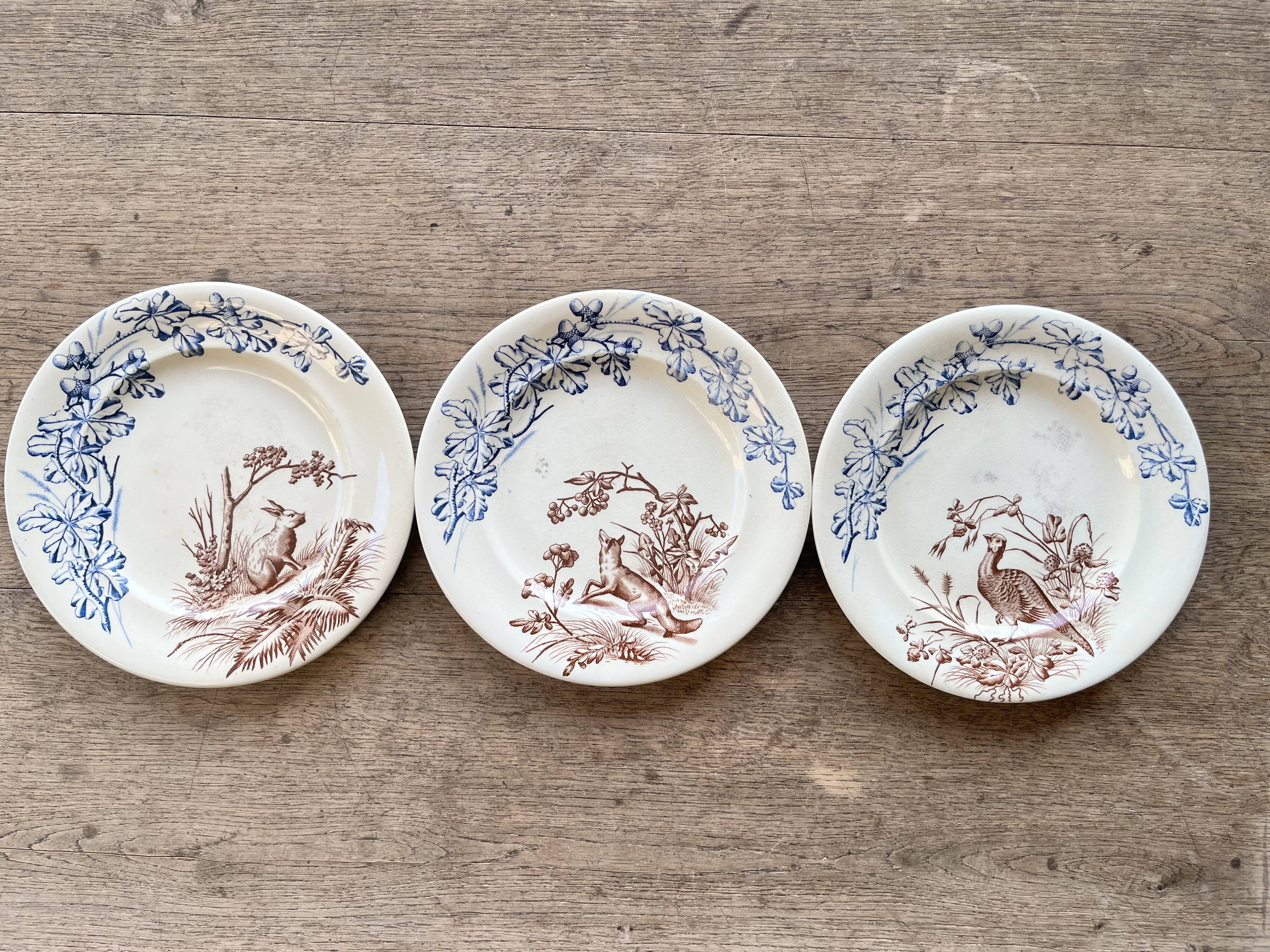 Set number 2 of 3 plates Terre de fer Clairefontaine