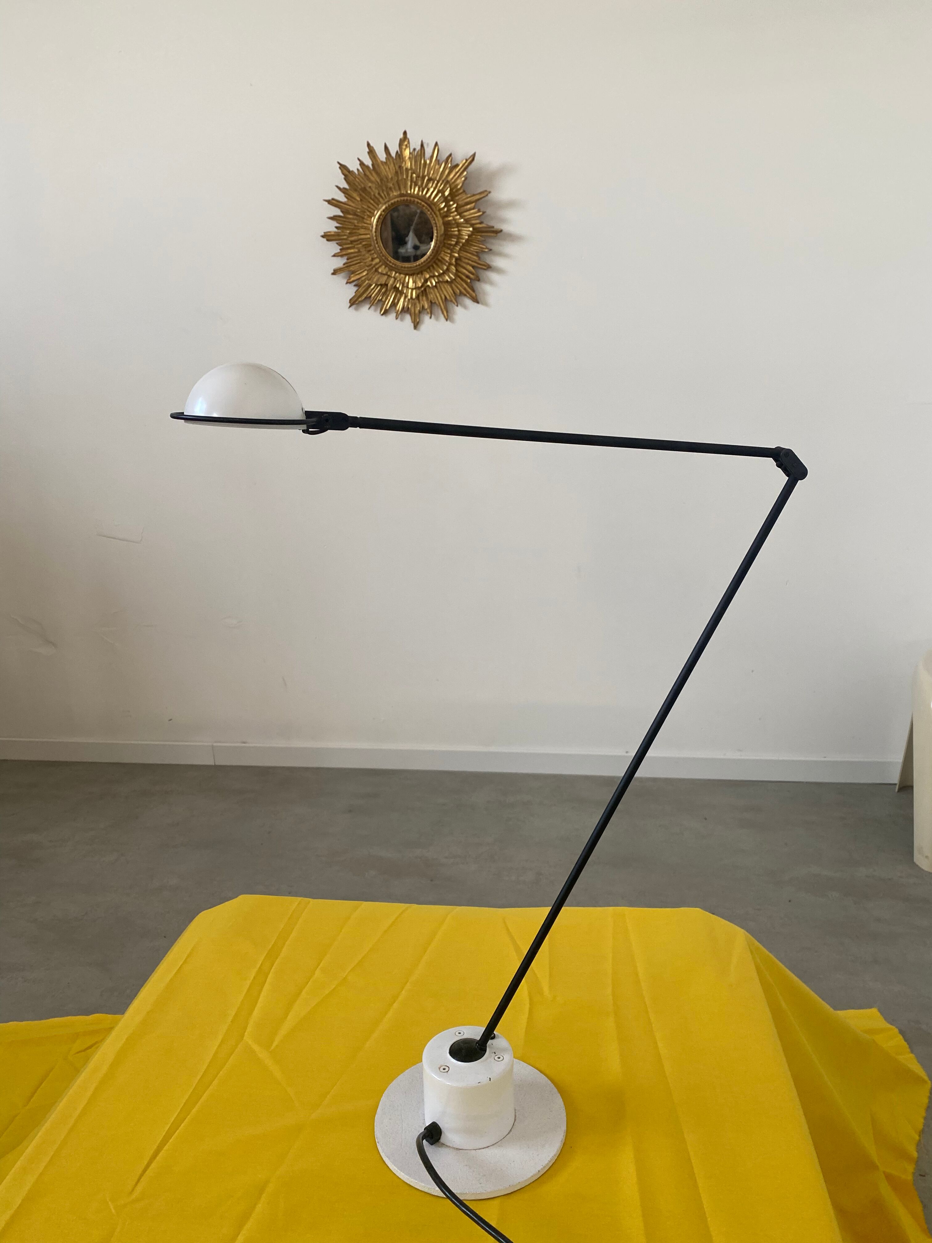 Desk lamp design Belux Swiss Hannes Wettstein year 80 vintage