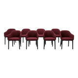Set of 8 Vitra Softshell Bouroullec chairs