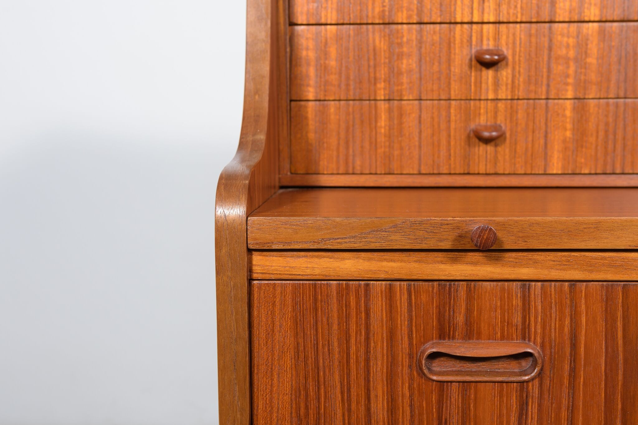 Mid-century teak dresser with dressing table, 1960s