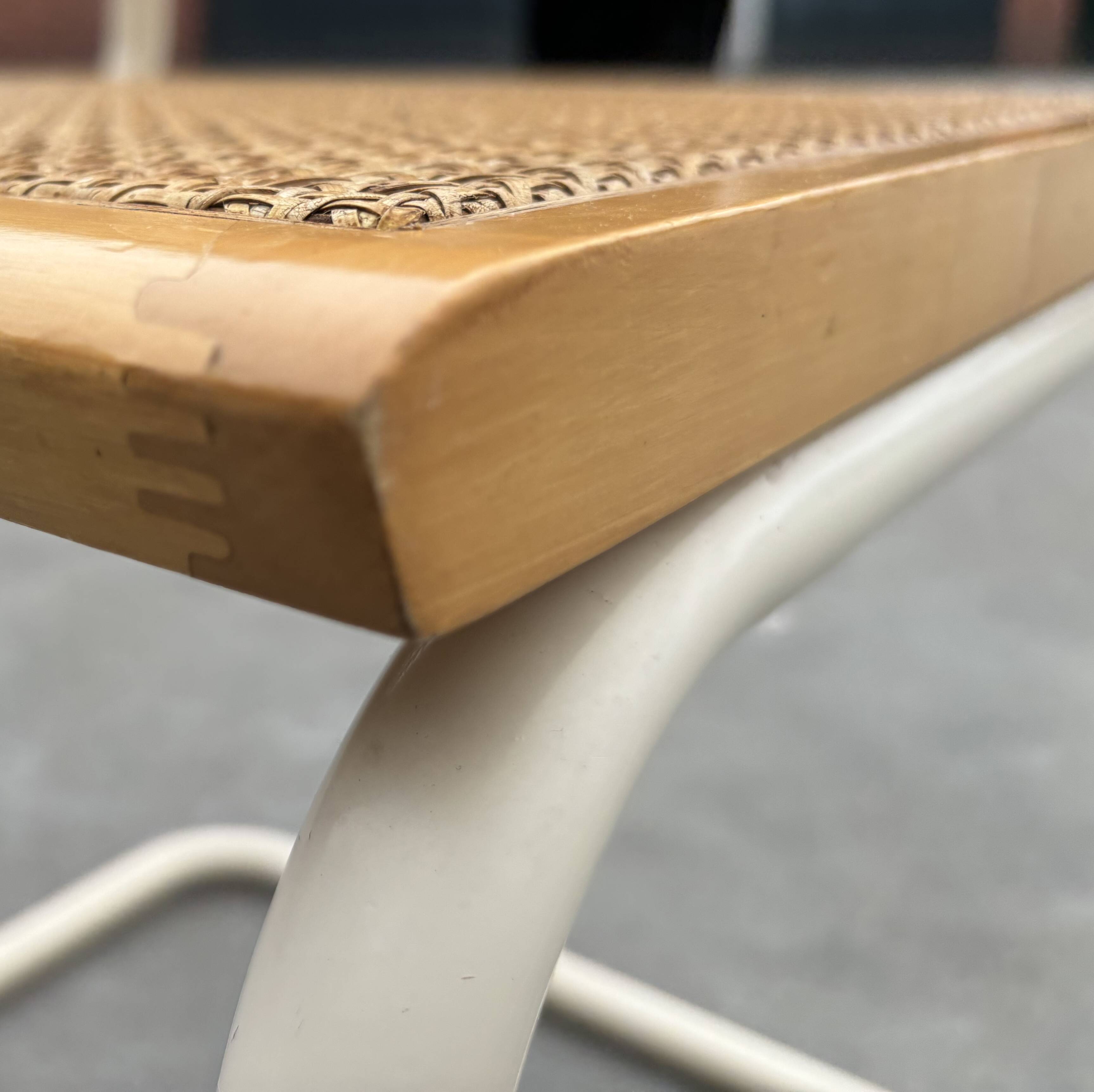 Set of 4 Cesca b32 model chairs in by Marcel Breuer Design