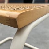 Set of 4 Cesca b32 model chairs in by Marcel Breuer Design