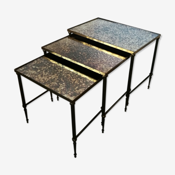 Brass pull out tables