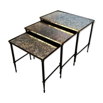 Brass pull out tables