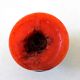 1970 wrought iron candlestick with its period coloured candle.