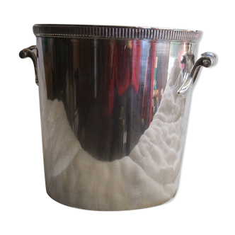 Silver metal champagne bucket ercuis