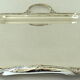 Serving tray metal silver style Louis-XVI