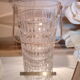 Molded glass ice bucket